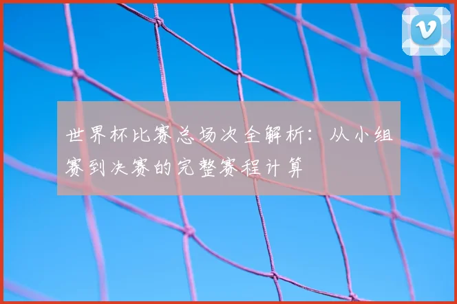 世界杯比赛总场次全解析：从小组赛到决赛的完整赛程计算