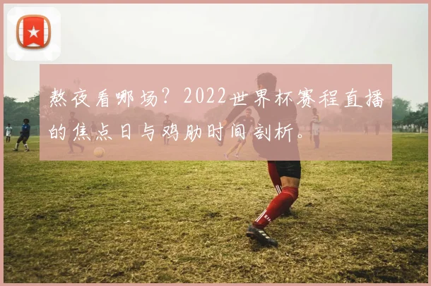 熬夜看哪场？2022世界杯赛程直播的焦点日与鸡肋时间剖析。